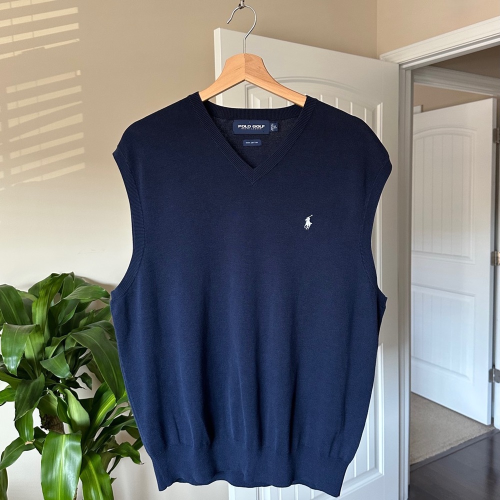 Polo Golf Ralph Lauren Navy Sweater Vest